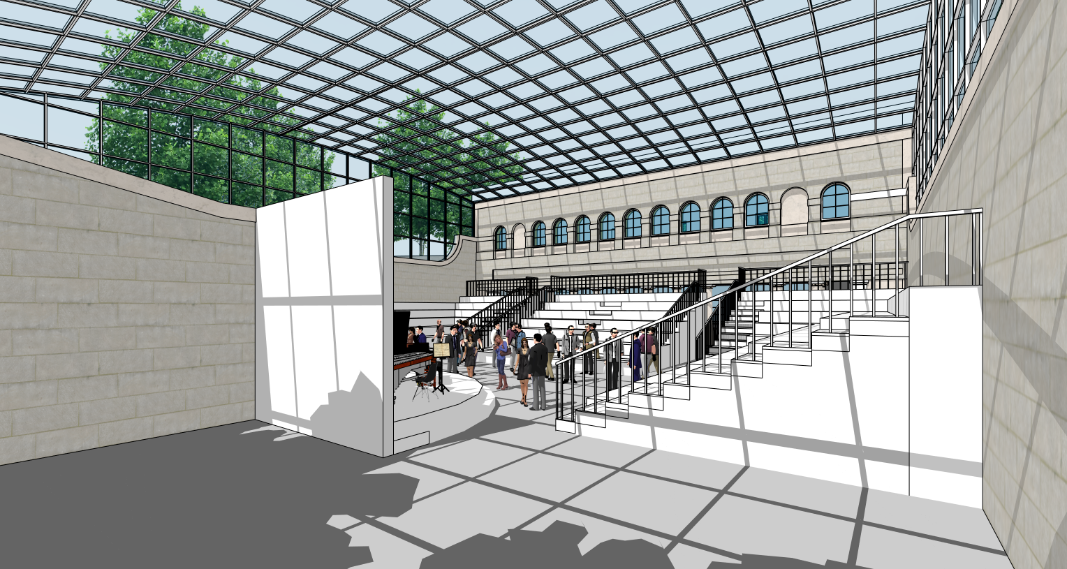 Artist's impression — The Stage